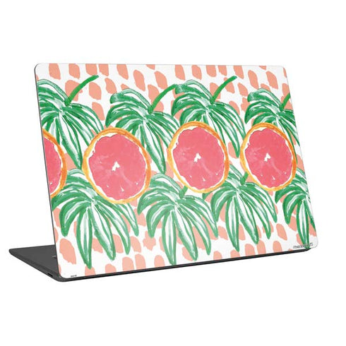 Bouffants and Broken Hearts Graphic Grapefruit Universal Laptop 15in (12.2 x 8.8in) Skin